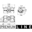 vnitřní ventilátor MAHLE ORIGINAL AB 79 000P