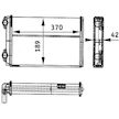 Výměník tepla, vnitřní vytápění MAHLE ORIGINAL AH 123 000P