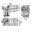 Vyrovnávací nádoba, chladivo MAHLE ORIGINAL CRT 53 000S