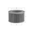 Vzduchový filtr MAHLE ORIGINAL LX 446
