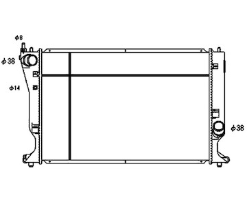 Chladič, chlazení motoru MAHLE ORIGINAL CR 1080 000S