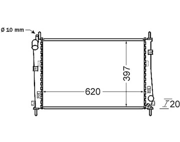 Chladič, chlazení motoru MAHLE ORIGINAL CR 1137 000S