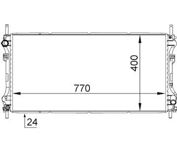 Chladič, chlazení motoru MAHLE ORIGINAL CR 1143 000S