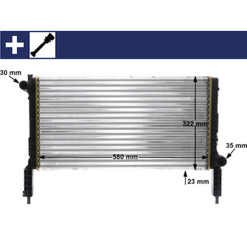 Chladič, chlazení motoru MAHLE ORIGINAL CR 1446 000S