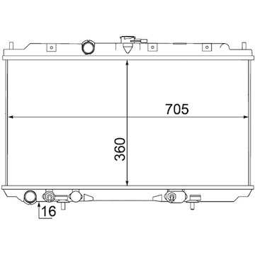 Chladič, chlazení motoru MAHLE ORIGINAL CR 1488 000S