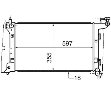 Chladič, chlazení motoru MAHLE ORIGINAL CR 1558 000S