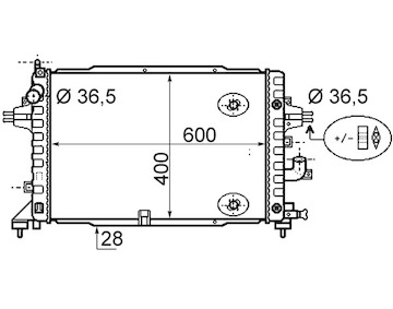 Chladič, chlazení motoru MAHLE ORIGINAL CR 1858 000S