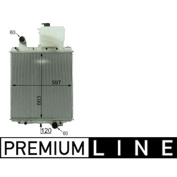 Chladič, chlazení motoru MAHLE ORIGINAL CR 2085 000P