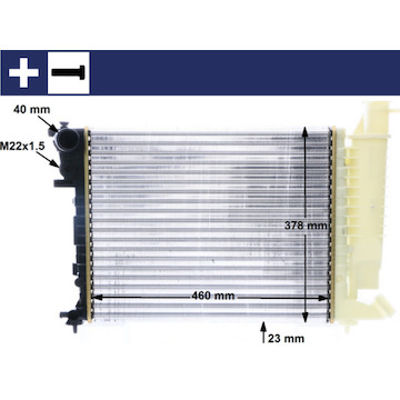 Chladič, chlazení motoru MAHLE ORIGINAL CR 2205 000S