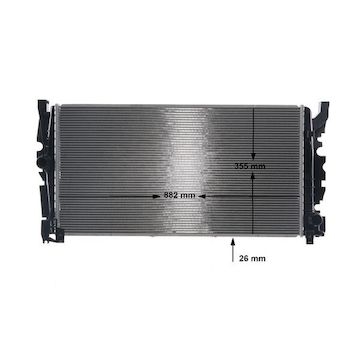 Chladič, chlazení motoru MAHLE ORIGINAL CR 2323 000S
