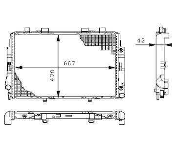 Chladič, chlazení motoru MAHLE ORIGINAL CR 247 000S