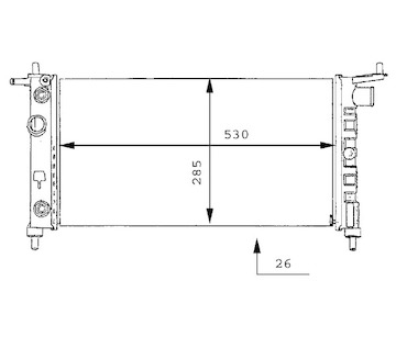 Chladič, chlazení motoru MAHLE ORIGINAL CR 269 000S