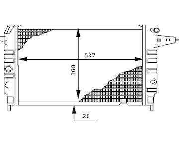 Chladič, chlazení motoru MAHLE ORIGINAL CR 437 000S