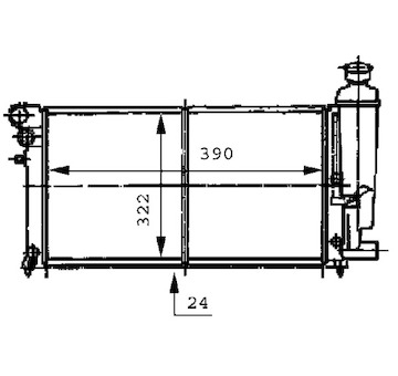 Chladič, chlazení motoru MAHLE ORIGINAL CR 469 000S