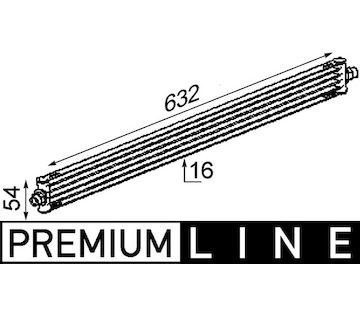 Chladič oleje, automatická převodovka MAHLE ORIGINAL CLC 17 000P