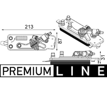 Chladič oleje, automatická převodovka MAHLE ORIGINAL CLC 90 000P