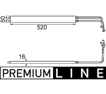 Chladič oleje, řízení MAHLE ORIGINAL CLC 103 000P