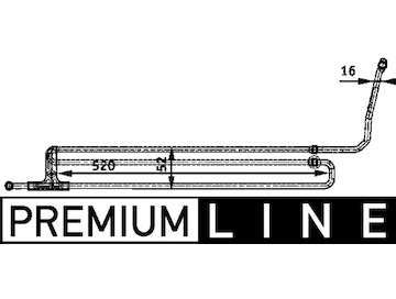 Chladič oleje, řízení MAHLE ORIGINAL CLC 44 000P