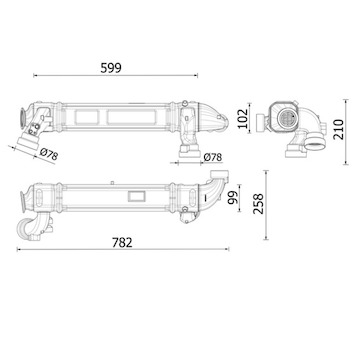 Chladič, recirkulace spalin MAHLE ORIGINAL CE 53 000P