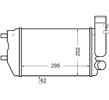 Chladič turba MAHLE ORIGINAL CI 129 000S