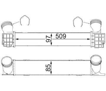 Chladič turba MAHLE ORIGINAL CI 146 000S