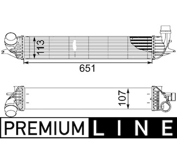 Chladič turba MAHLE ORIGINAL CI 151 000P