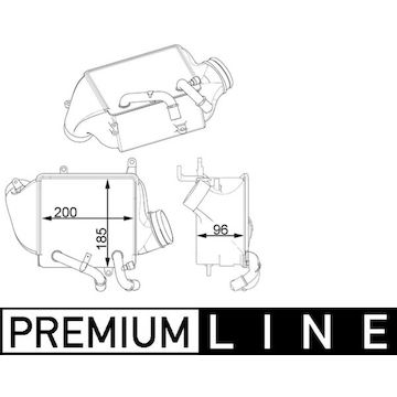 Chladič turba MAHLE ORIGINAL CI 156 000P