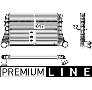 Chladič turba MAHLE ORIGINAL CI 161 000P
