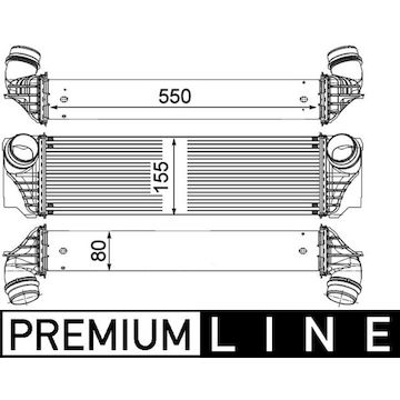 Chladič turba MAHLE ORIGINAL CI 183 000P