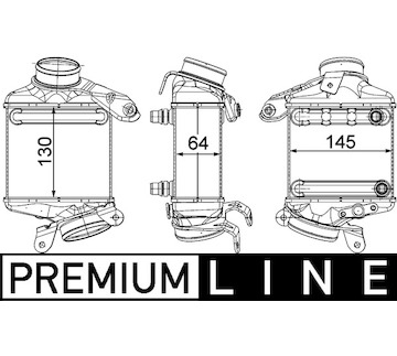 Chladič turba MAHLE ORIGINAL CI 186 000P