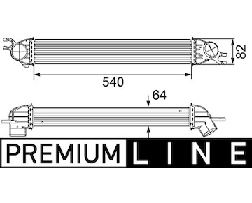 Chladič turba MAHLE ORIGINAL CI 188 000P