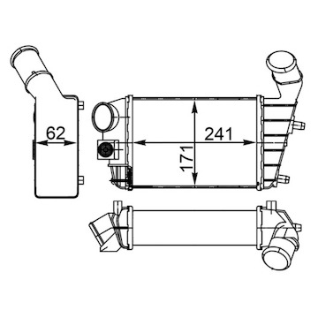 Chladič turba MAHLE ORIGINAL CI 196 000S