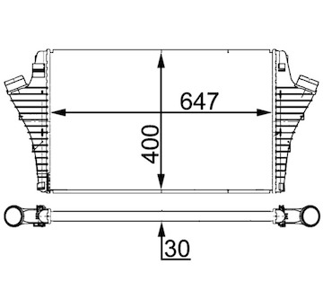 Chladič turba MAHLE ORIGINAL CI 21 000S