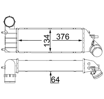 Chladič turba MAHLE ORIGINAL CI 23 000S