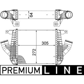 Chladič turba MAHLE ORIGINAL CI 237 000P