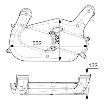 Chladič turba MAHLE ORIGINAL CI 251 000P