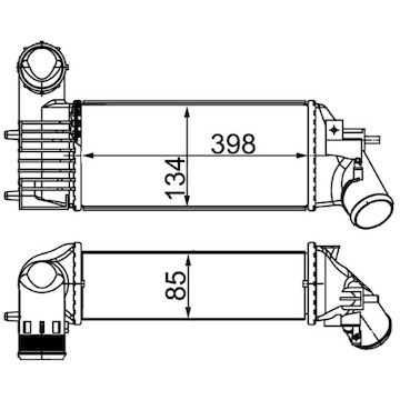 Chladič turba MAHLE ORIGINAL CI 26 000S