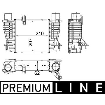 Chladič turba MAHLE ORIGINAL CI 264 000P