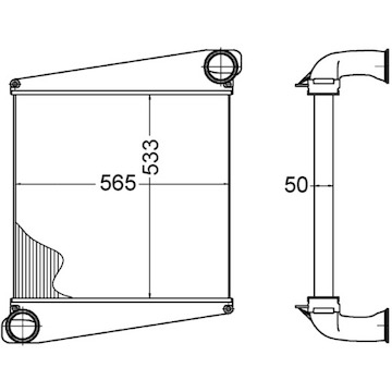 Chladič turba MAHLE ORIGINAL CI 272 000P