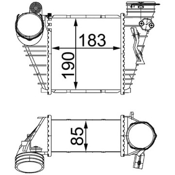 Chladič turba MAHLE ORIGINAL CI 299 000S