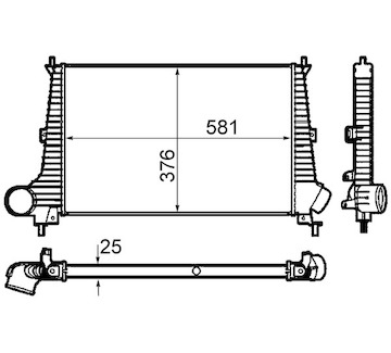 Chladič turba MAHLE ORIGINAL CI 300 000P