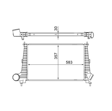 Chladič turba MAHLE ORIGINAL CI 300 000S