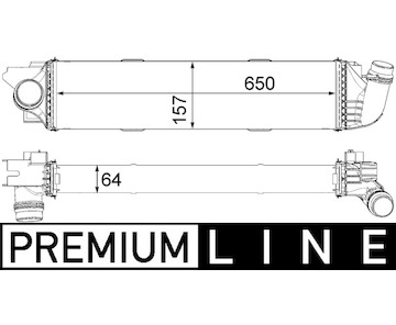 Chladič turba MAHLE ORIGINAL CI 31 000P