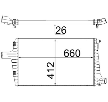 Chladič turba MAHLE ORIGINAL CI 335 000S