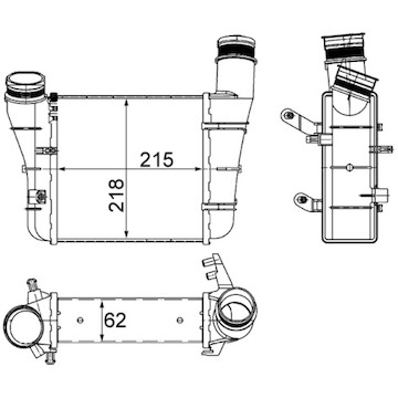 Chladič turba MAHLE ORIGINAL CI 336 000S