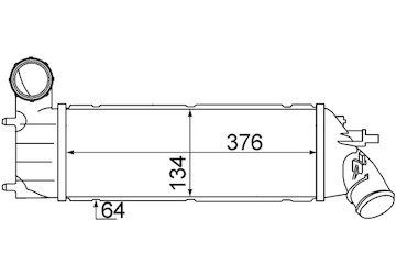 Chladič turba MAHLE ORIGINAL CI 340 000S