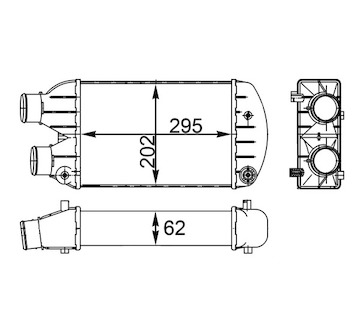 Chladič turba MAHLE ORIGINAL CI 341 000S