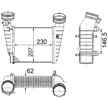 Chladič turba MAHLE ORIGINAL CI 346 000S