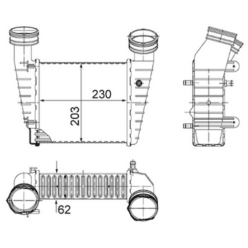 Chladič turba MAHLE ORIGINAL CI 347 000S