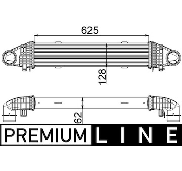 Chladič turba MAHLE ORIGINAL CI 358 000P